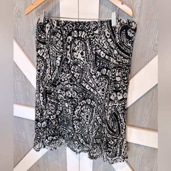 Christopher & Banks Dresses & Skirts - Bag 105. Christopher & Banks Black White Lace lined skirt XL